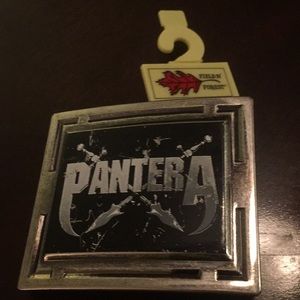 pantera belt buckle